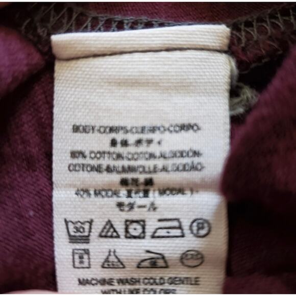 Free People Midnight Colorblock Ombre Hi-Low Tee XS - Picture 6 of 8